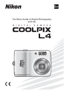 Nikon Coolpix L4 manual. Camera Instructions.